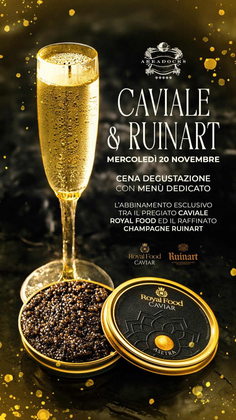 Cena Ruinart & Caviale Royal